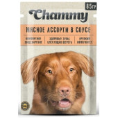 Chammy Корм для собак: мясное ассорти в соусе